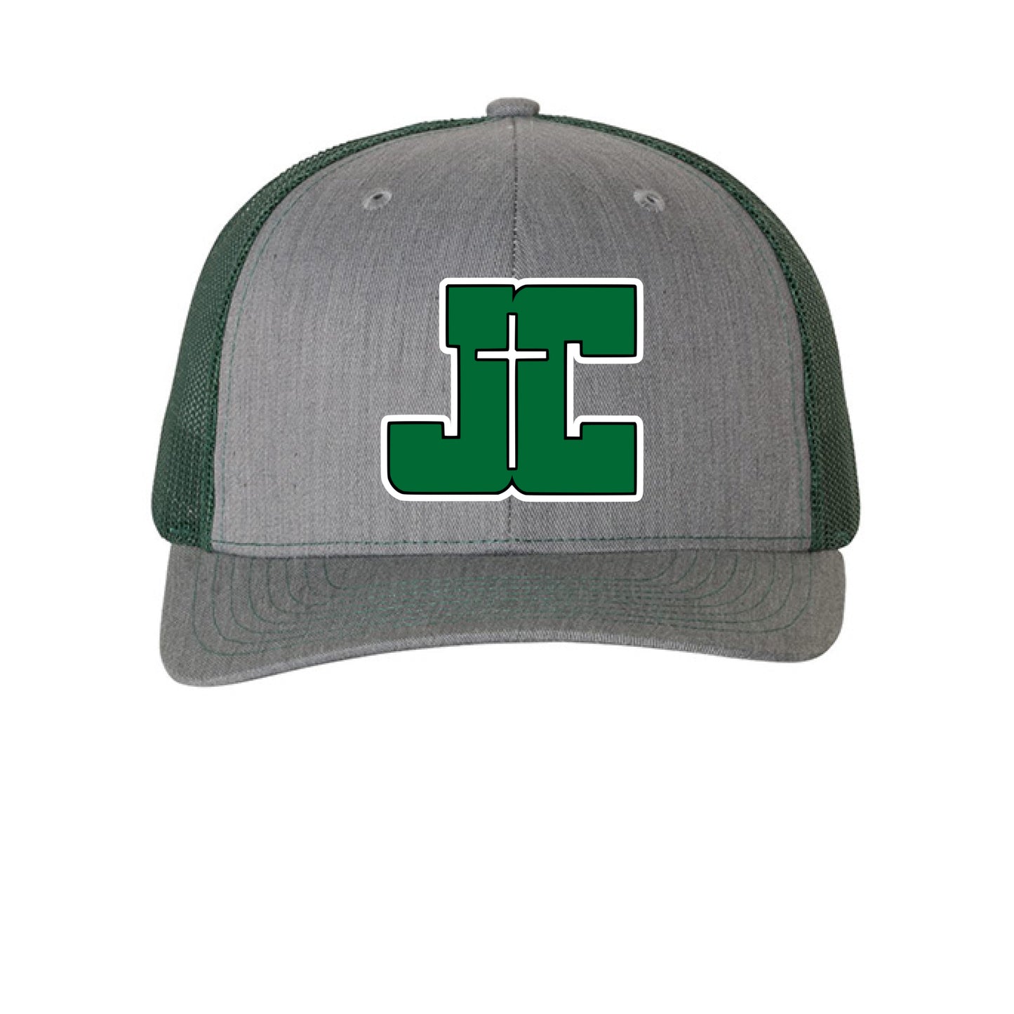 Heather Grey/ Dark Green - FRONT